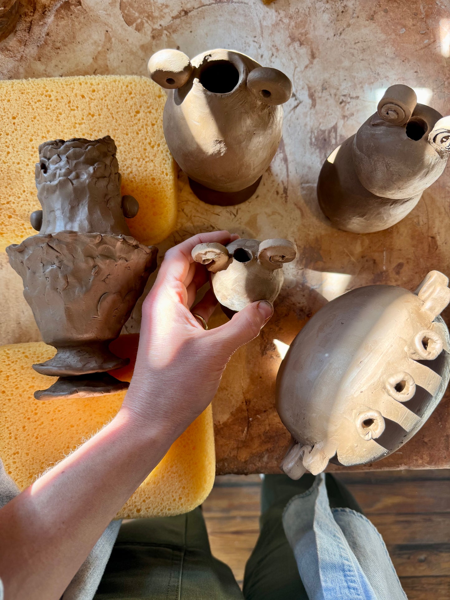 Hand Built Vase Workshop - Saturday, May 9th 10-12 PM