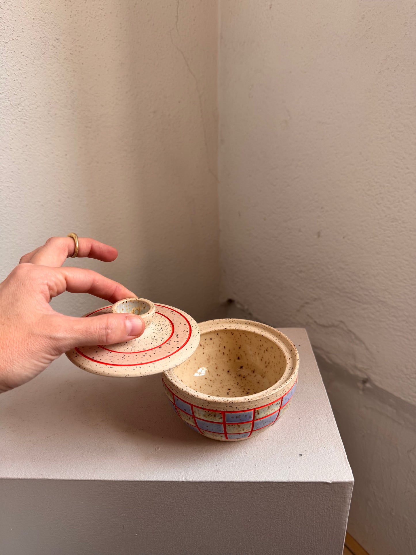 Lidded Salt Dish I