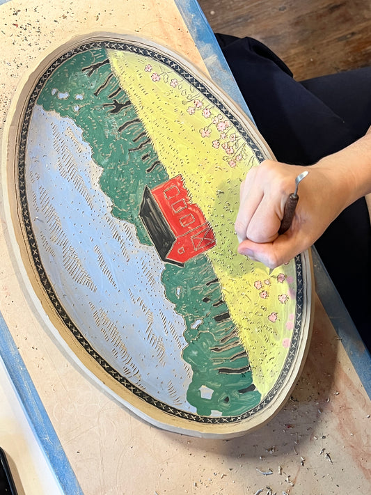 Decorate a Platter Workshop - A Kanbe's Giveback Class -Sunday, October 18th 10-12:30pm *COMING SOON*